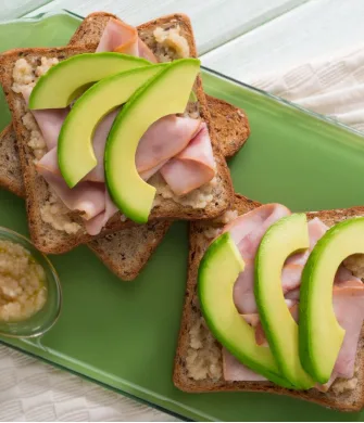 Avocado Toast with Ham