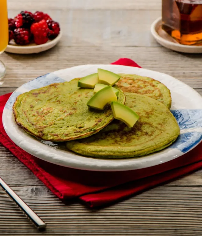 Banana Avocado Pancakes