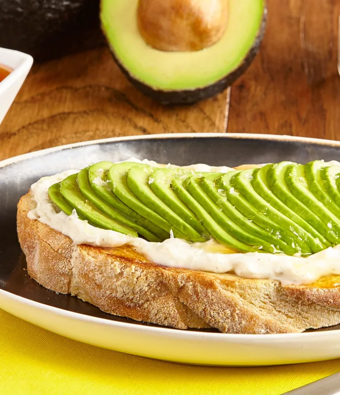 Honey Cream Cheese Avocado Toast