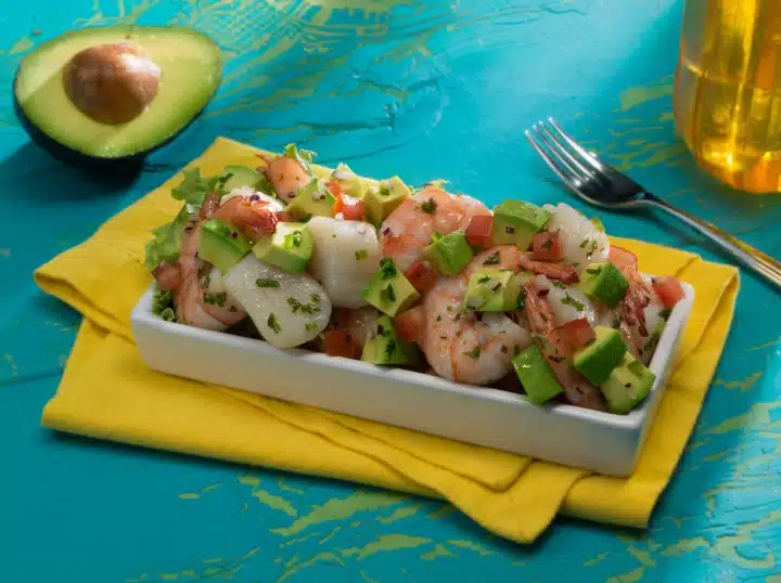 Shrimp and Scallop Ceviche with Avocado
