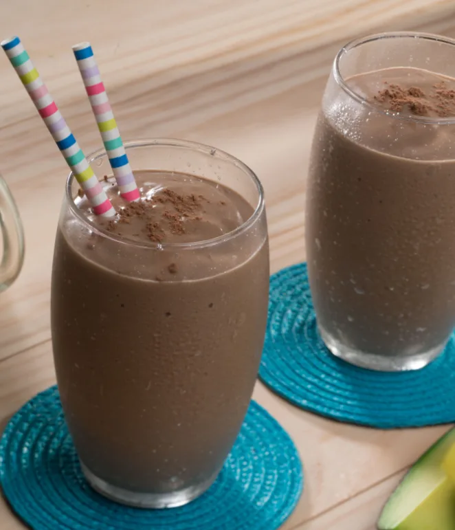 Chocolate Avocado Protein Smoothie