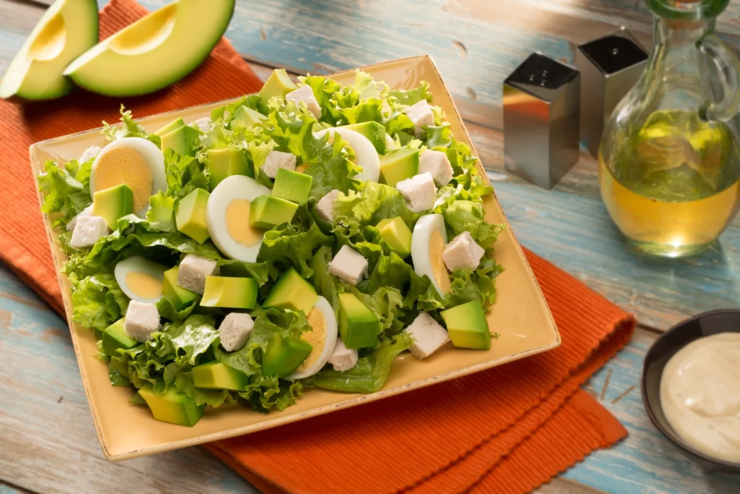 Egg Avocado Chicken Salad