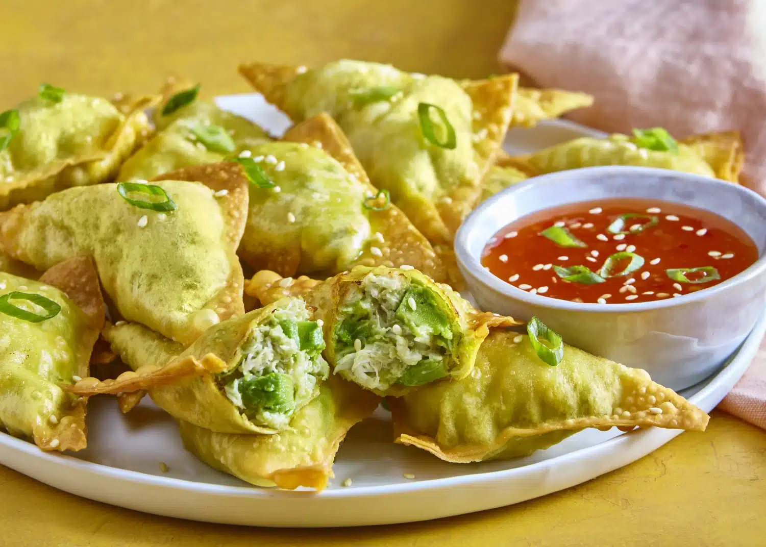Avocado Crab Rangoon Wontons