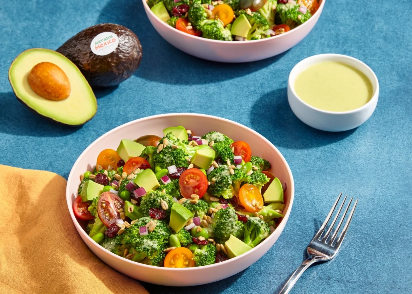 Plant-Based Avocado Broccoli Salad